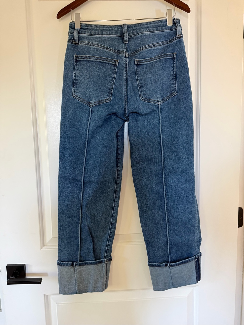Kut from the Kloth FAY FAB AB Straight Leg Seamed Cuff Jeans 4 - Picture 3 of 11